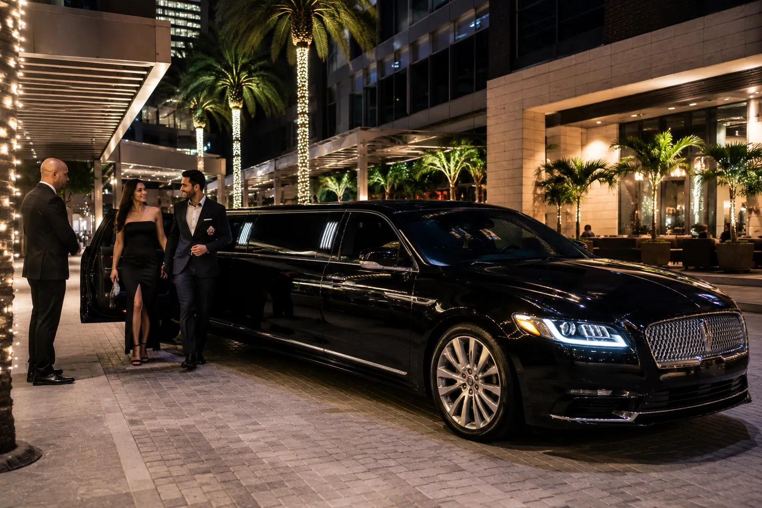Houston chauffeur service MG Luxury Limo stretch limousine black car sedan SUV Texas