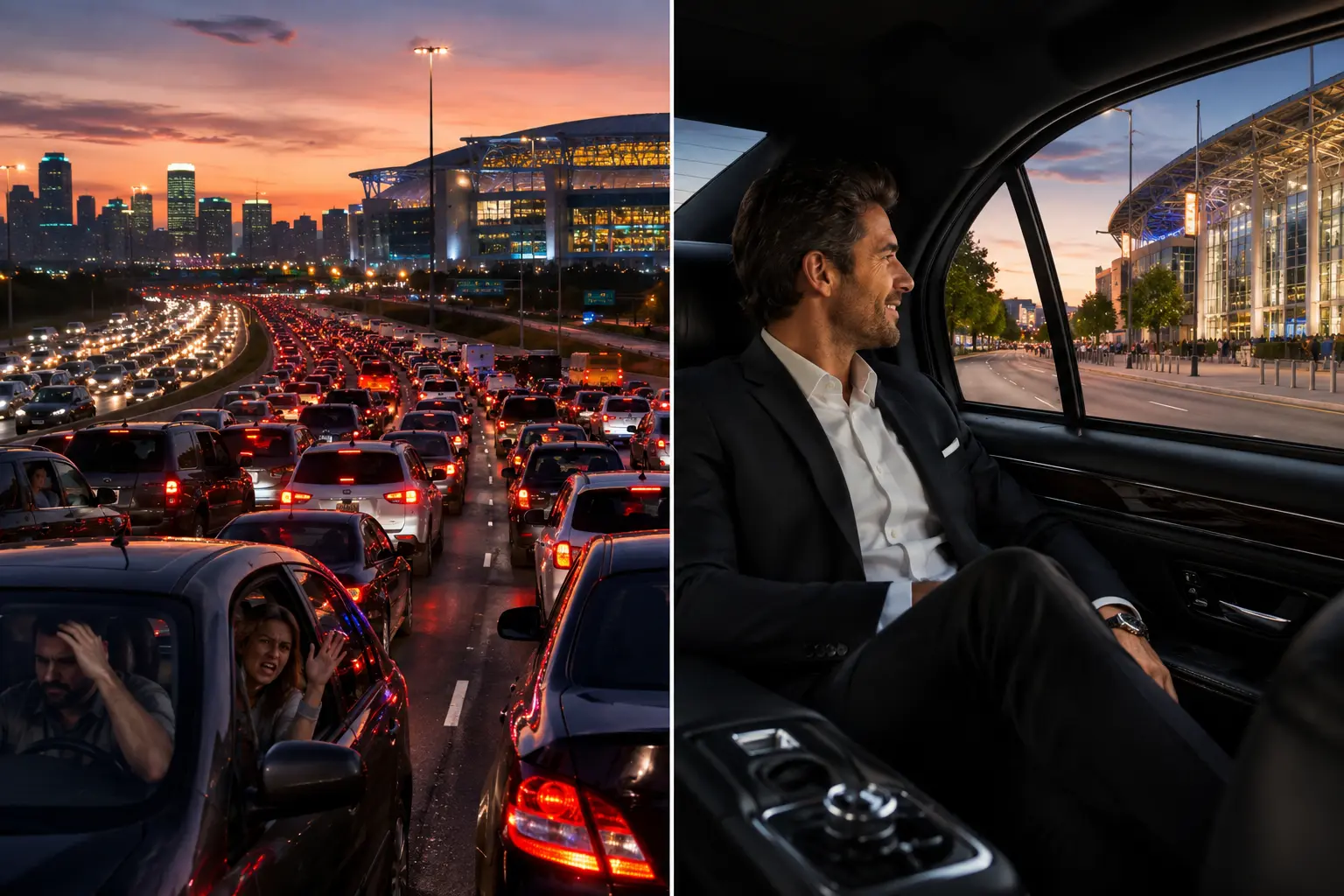 FIFA World Cup Transportation Houston & Dallas — MG Luxury Limo FIFA World Cup transportation Houston Dallas luxury chauffeur black car service NRG Stadium AT&T Stadium 2026