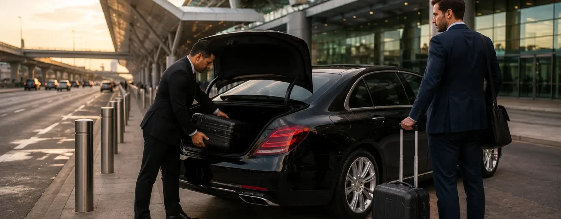 Houston airport car service with professional chauffeur