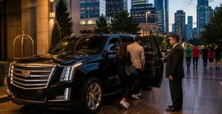 Luxury private transportation Houston MG Luxury Limo World Cup ride