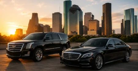 Houston luxury car service MG Luxury Limo sedan SUV
